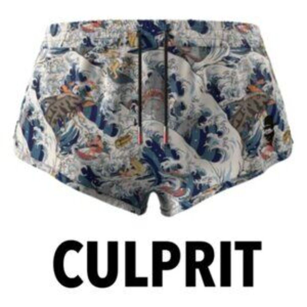Culprit Shark Bait Quick Dry Swim Shorts, XXL (D2)